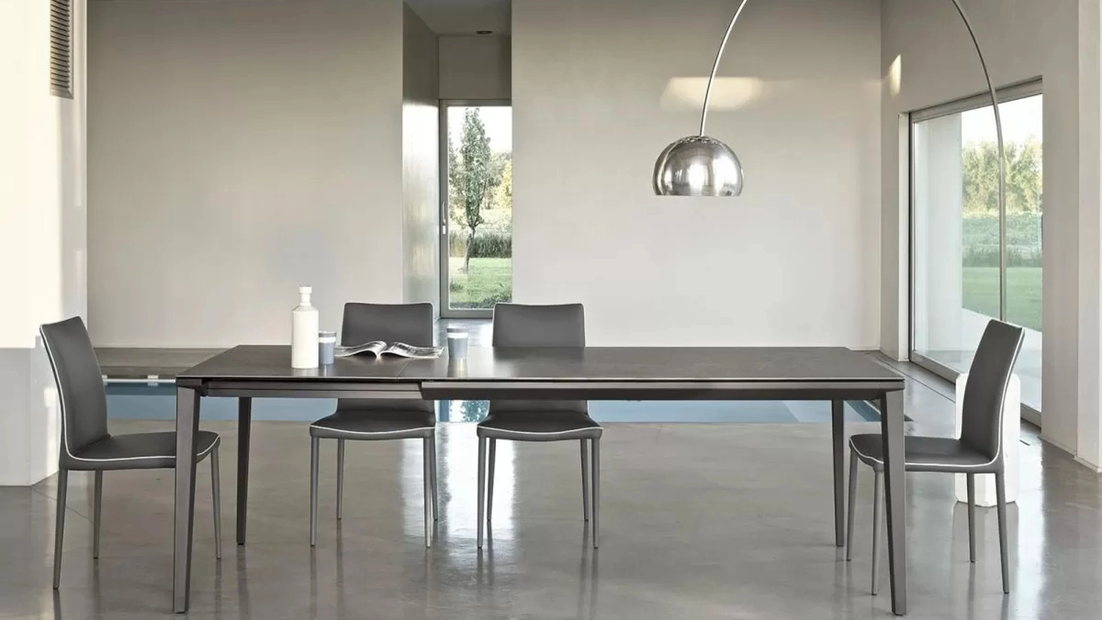 Tavolo allungabile Echo in SuperCeramica di Bontempi