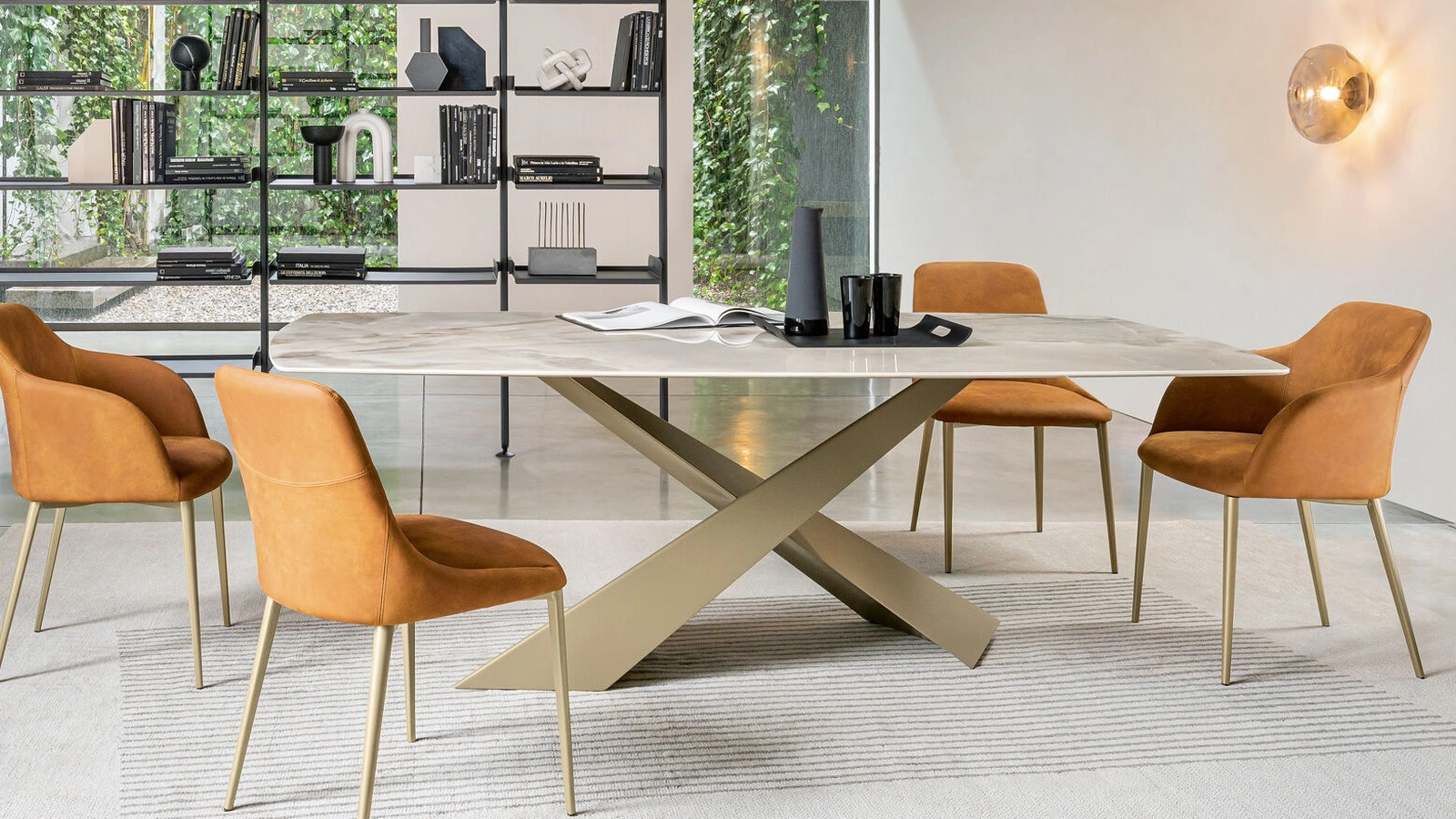 Tavolo allungabile Living Ceramica di Riflessi