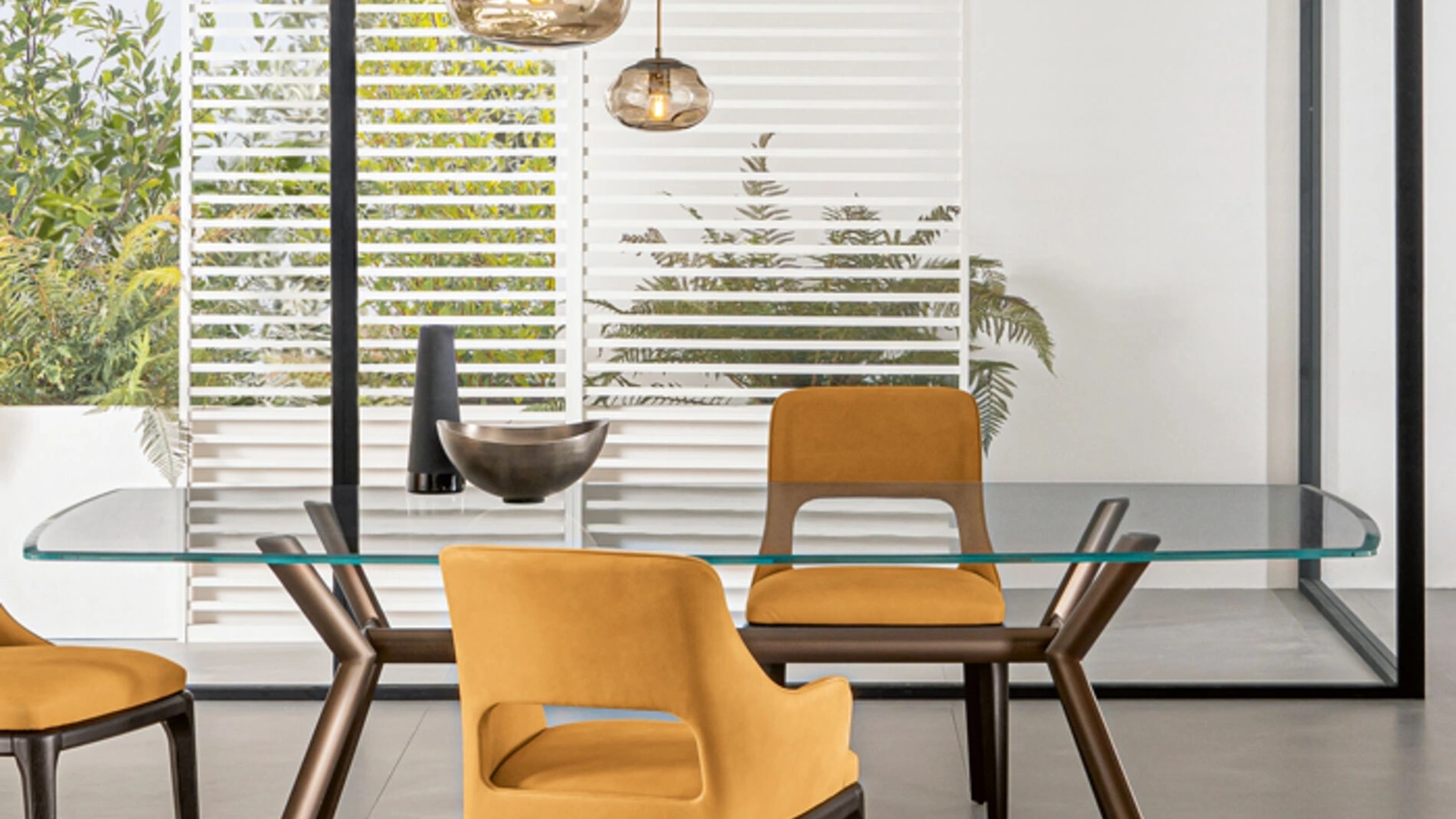 Tavolo Paradise in cristallo di Riflessi