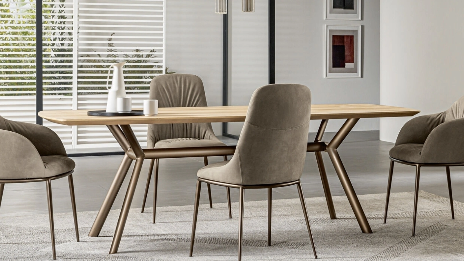 Tavolo Paradise in legno di Riflessi