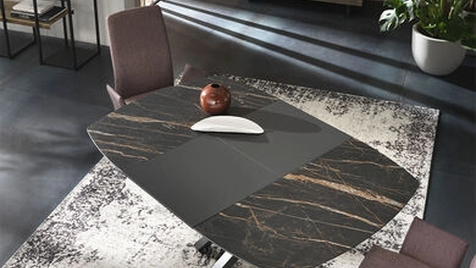 Tavolo allungabile Shangai Square di Riflessi