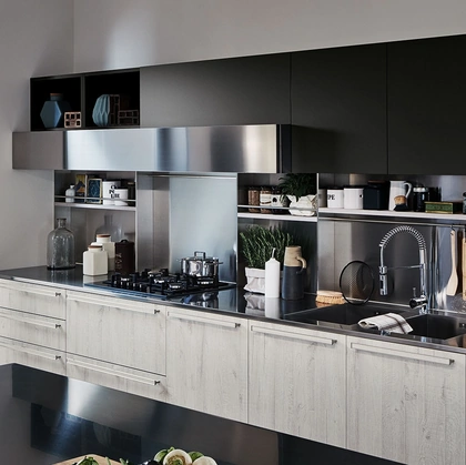 Cucina Moderna lineare Ethica 02 di Veneta Cucine