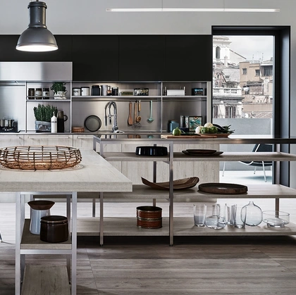 Cucina Moderna ad angolo Ethica di Veneta Cucine