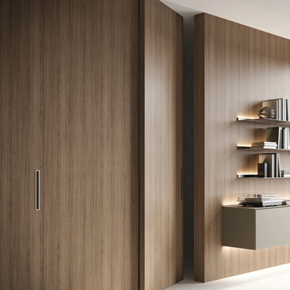 Porta per interni in legno Fan a Bilico di RES Italia