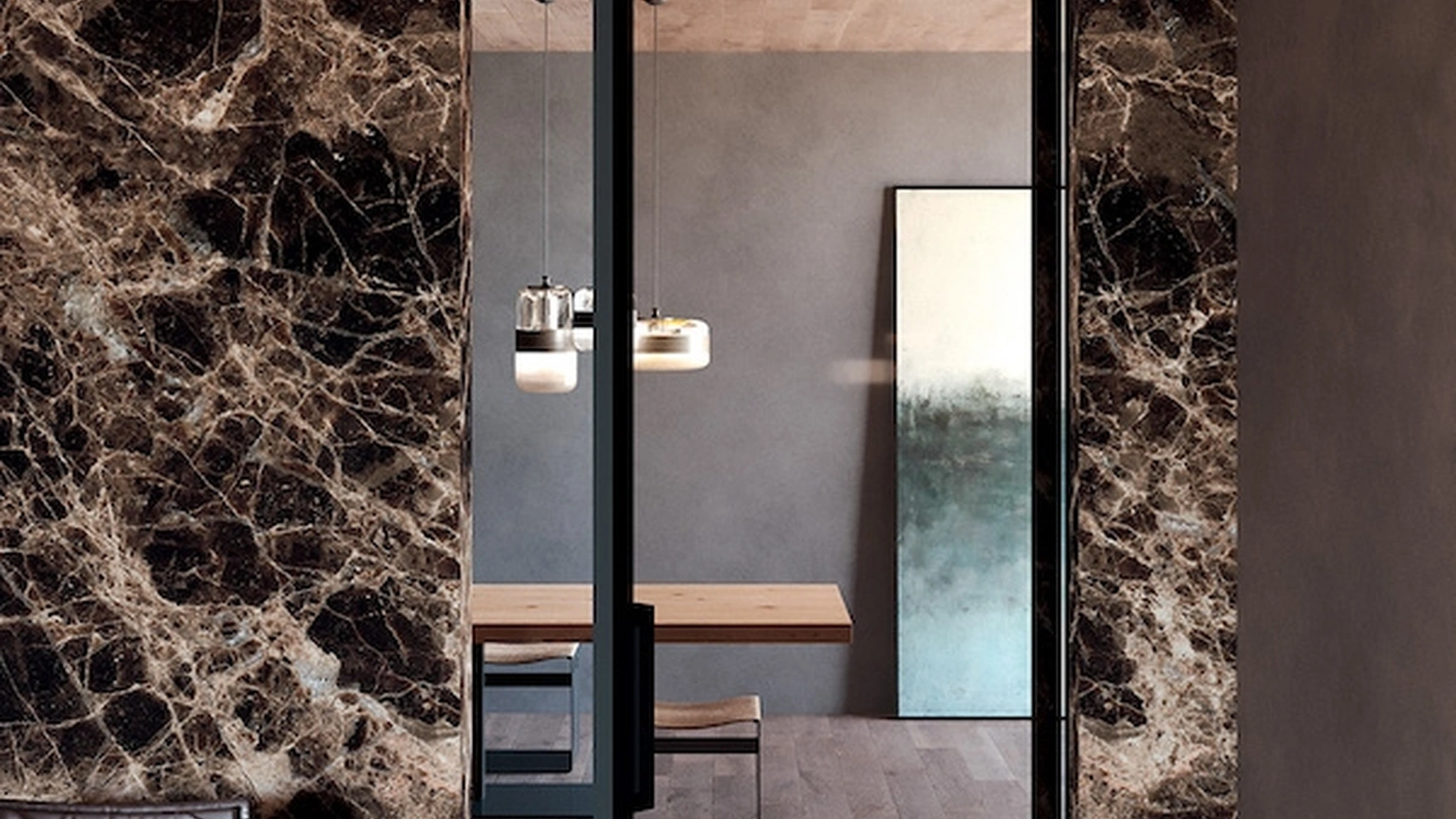 Porta per interni Fan Pivottante di RES Italia