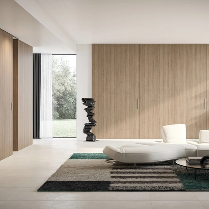 Porta per interni Fan Scorrevole in legno di RES Italia