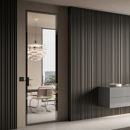 Porta per interni Levia Trasparente Battente di RES Italia