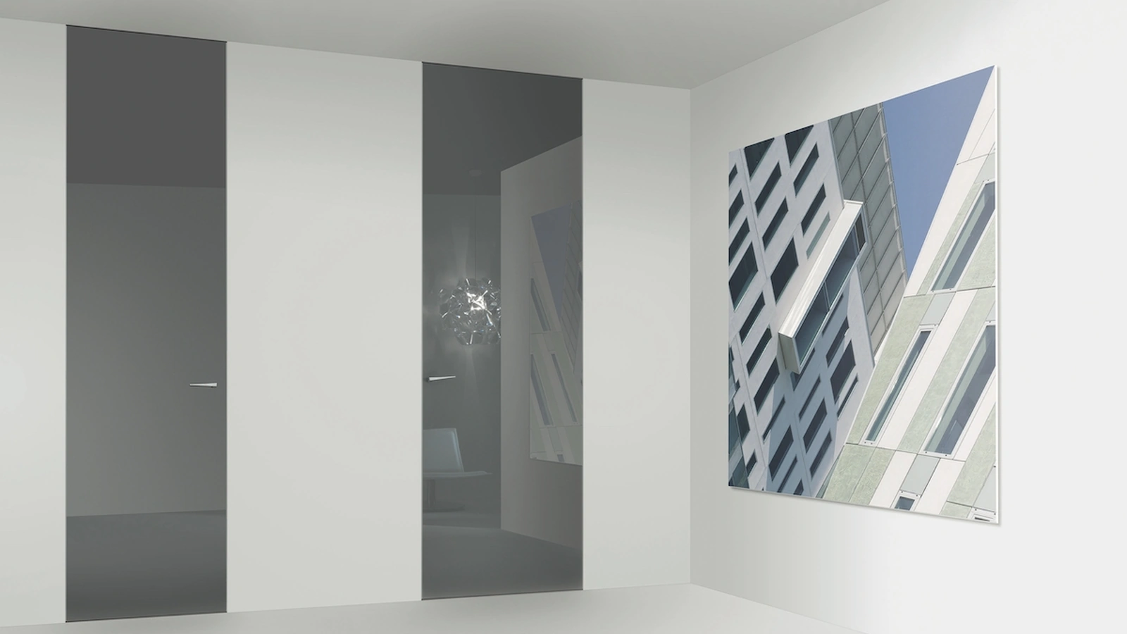 Porta per interni Levia Filo Muro di RES Italia