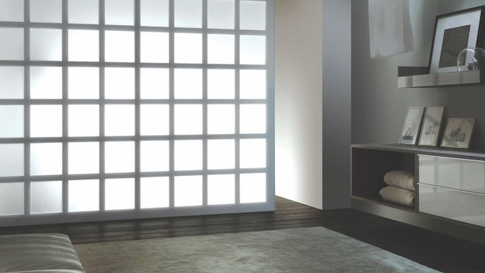 Porta per interni Levia Trasparente Scorrevole di RES Italia