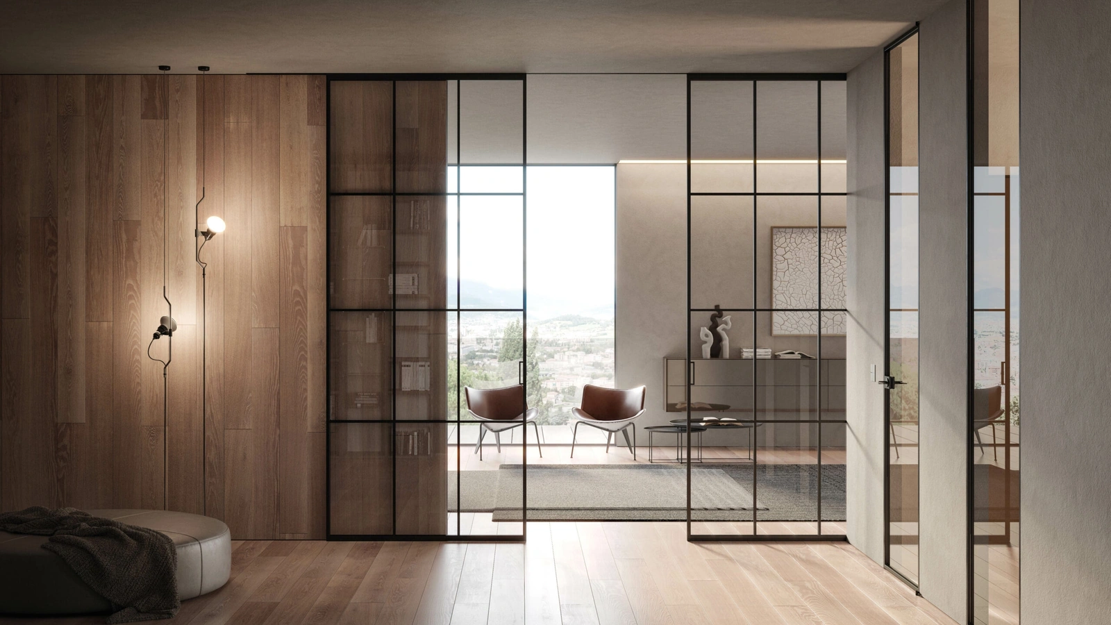 Porta per interni Luna Scorrevole di RES Italia