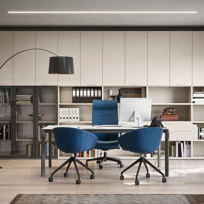 Armadio a muro per Archivio 01B in melaminico di Cinquanta3