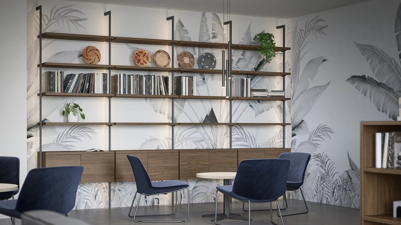 Mobile Ufficio Libreria componibile Sistema Uniko di Cinquanta3